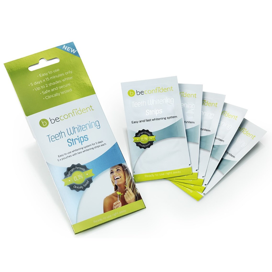 Beconfident Teeth Whitening X3 Strips, 5 days 10 strips
