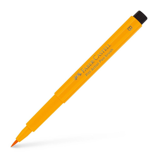 Penselpenna Faber-Castell PITT Artist pen brush, dark chrome yellow (109)