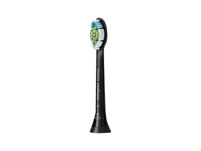 Philips Sonicare W2 Optimal White HX6068 standard - Extra tandborsthuvud - till tandborste - svart (paket om 8) - för Sonicare 2 Series; Sonicare Dia