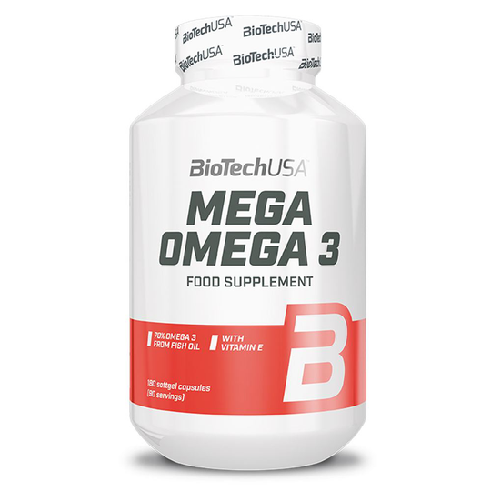 Mega Omega 3, 180 caps, Omega-3 & Fettsyror