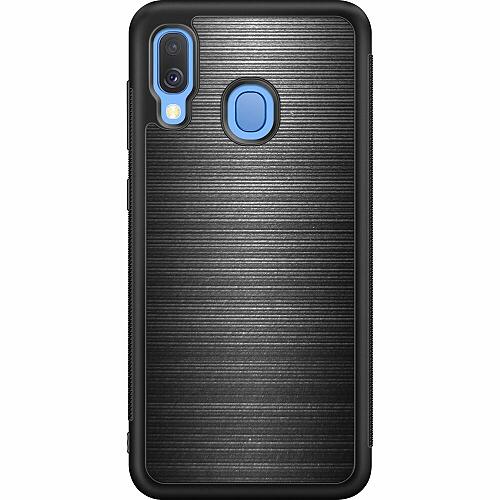 Samsung Galaxy A40 Svart Skal Brushed Metal