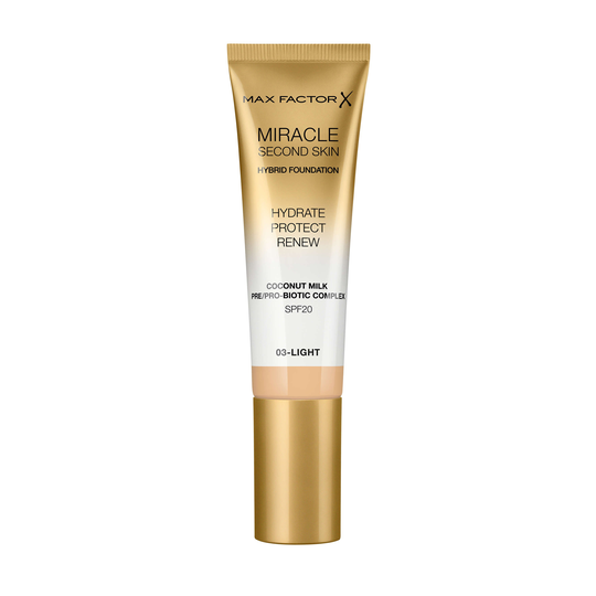 Max Factor Miracle Touch Miracle Second Skin Foundation 003 Light