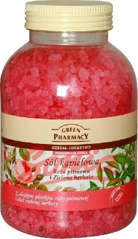 Green Pharmacy bath salts Rose squash, green tea
