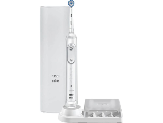Dantu šepetelis Oral-B Electric Toothbrush Genius X 20000N Rechargeable, For adults, Number of brush heads included 1, Baltas (Baltas box)