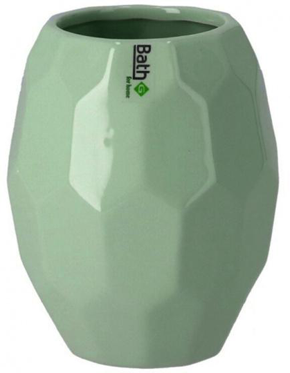 badrumsmugg Bee 340 ml 8,7 x 11,2 cm keramisk grön
