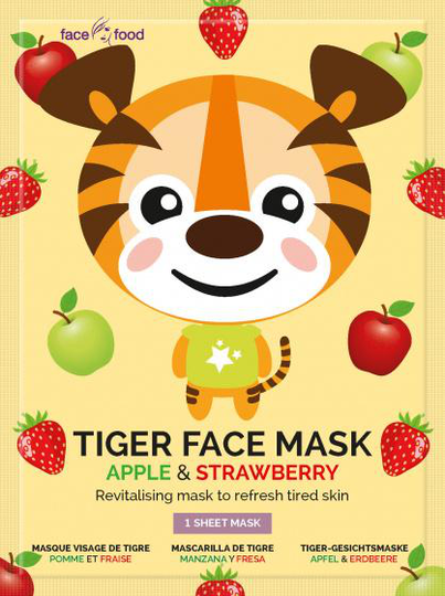 ansiktsmask Tiger Apple & Strawberry gul