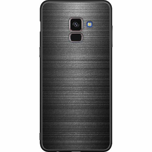 Samsung Galaxy A8 2018 Svart Skal Brushed Metal