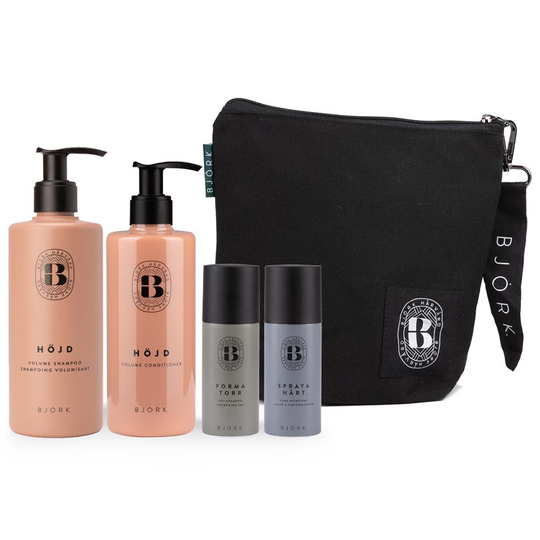 HÖJD Shampo & Balsam, neseccär & minisar, Björk Paket