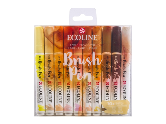 Ecoline Brush pen set Skin | 10 colours