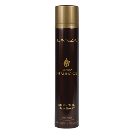 L'anza Keratin Healing Oil Brush Thru Hair Spray 350 ml