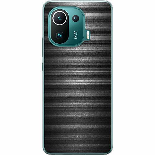 Xiaomi Mi 11 Pro Genomskinligt Skal Brushed Metal