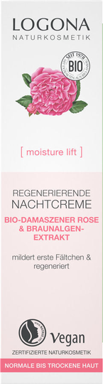 Logona Regenerating Night Cream, 30ml