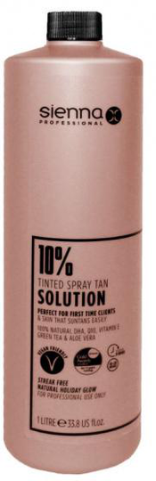 self tanner Tanning Liquid 10% 1 liter vegansk brun