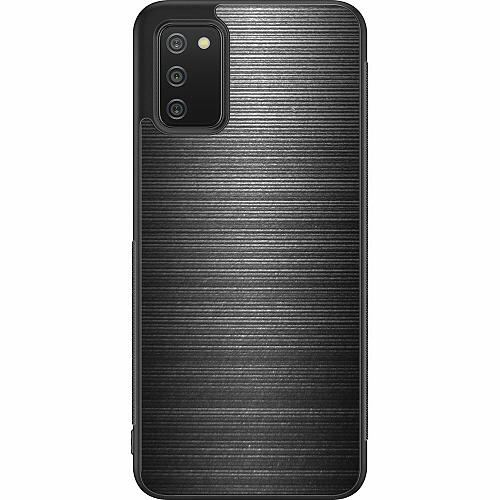 Samsung Galaxy A02s Svart Skal Brushed Metal