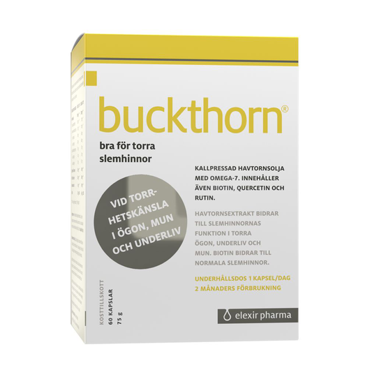 Buckthorn Kosttillskott med Havtornsolja 75 g