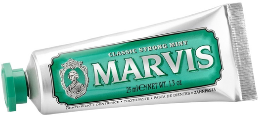 tandkräm Classic Strong Mint 25 ml silver/grön