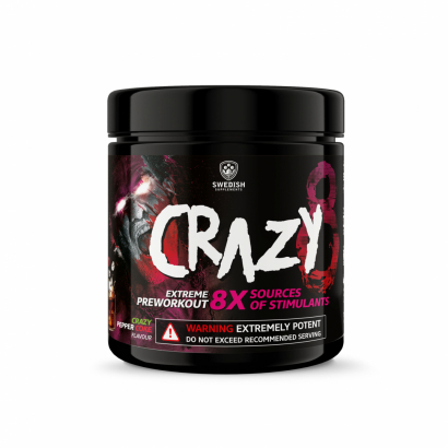 Swedish Supplements Crazy 8 260 g Pepper Coke