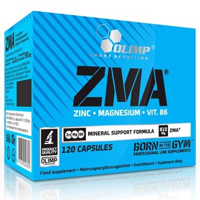Olimp ZMA, 120 caps, Prestationshöjare