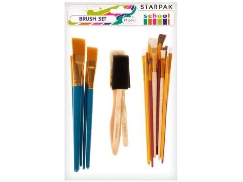 Starpak A set of school brushes 25el