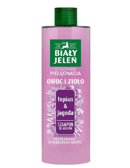 White Deer frukt och Herb Cleansing Shampoo 400ml kardborre & Berry