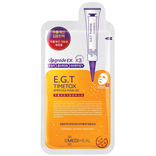 E.G.T Timetox Ampoule Mask, Mediheal Ansiktsmask