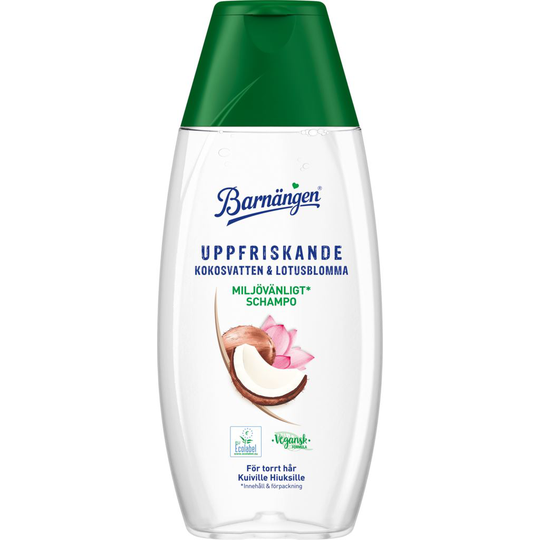 Barnängen Uppfriskande Kokosvatten & Lotusblomma Schampo 250 ml