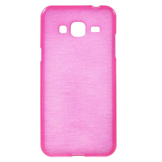 Brushed Skal till Samsung Galaxy J3 (2016) - Magenta