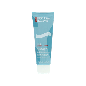Biotherm Homme T-Pur Anti Oil & Shine Cleanser 125ml - Dagkräm