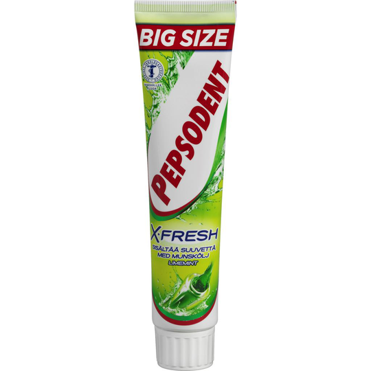 Pepsodent Tandkräm x-fresh limemint 125 ml