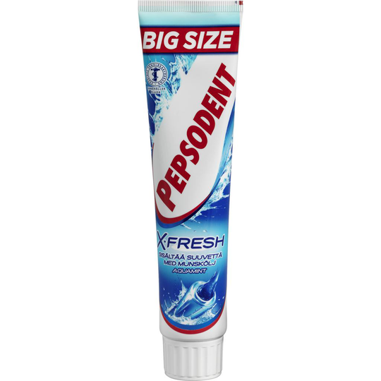 Pepsodent Tandkräm x-fresh aquamint 125 ml