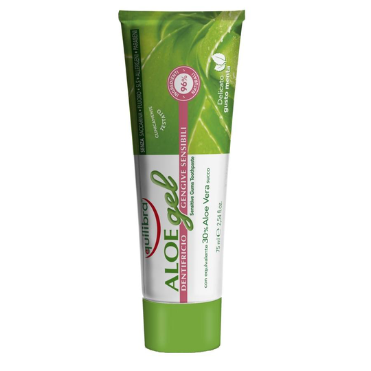 EQUILIBRA_Aloe Gel Sensitive Gums Toothpaste pasta do zębĂłw wraĹĽliwych Aloe Vera 75ml