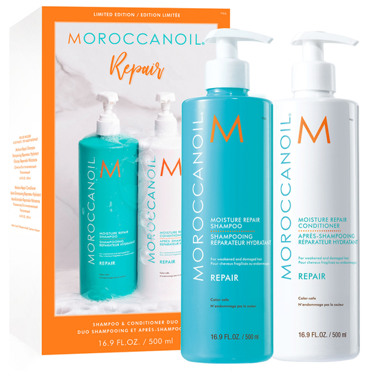 Moroccanoil Moisture Repair Shampoo and Conditioner Duo (500ml)