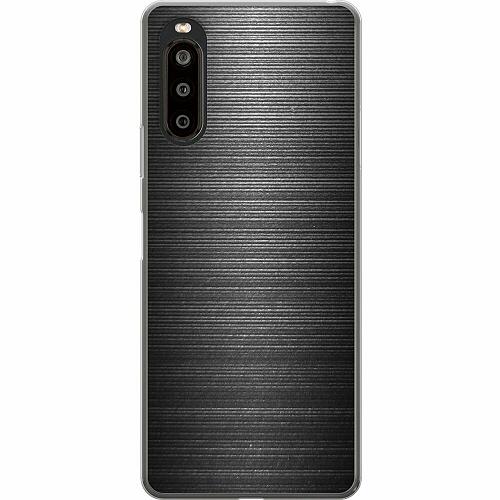 Sony Xperia 10 II Genomskinligt Skal Brushed Metal