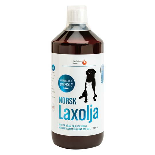 Norsk Laxolja För Hund & Katt 1000 ml