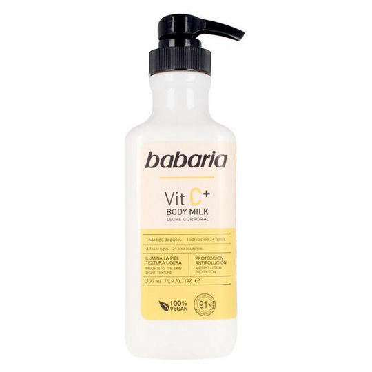 Body Milk Babaria Vitamin C Vegan (500 ml)