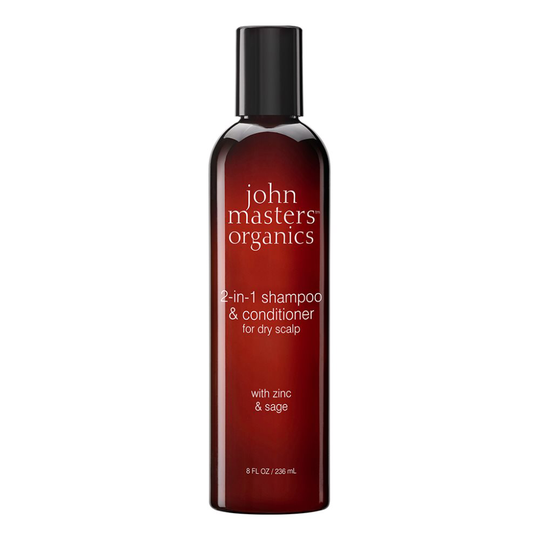 John Masters Organics - 2-in-1 Shampoo Conditioner for Dry Scalp w. Zinc Sage 236 ml