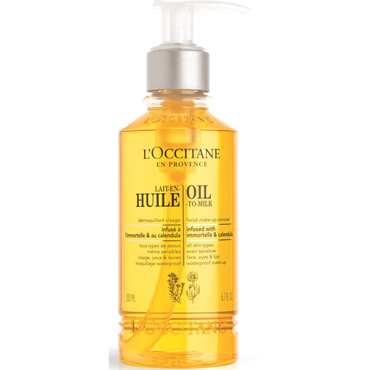 L'Occitane Cleansing Infusion Oil to Milk Make-up Remover 200 ml