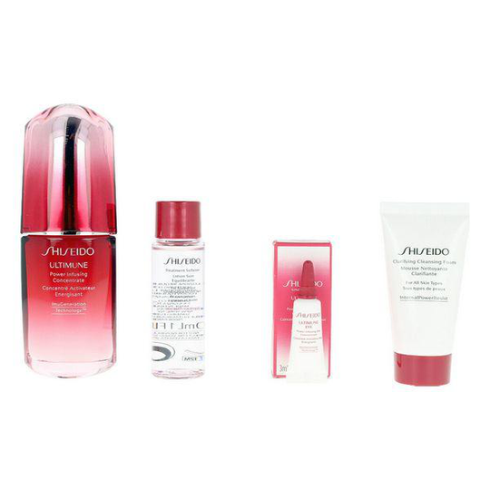 Unisex skönhetsset Ultimune Power Shiseido (4 Delar)