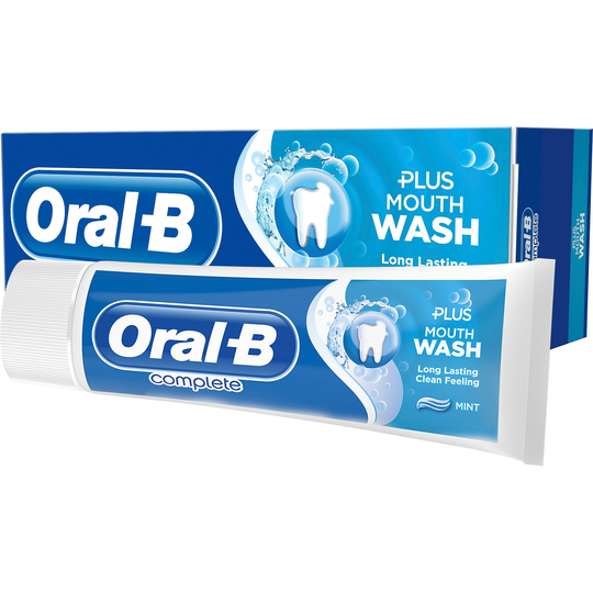Oral B Complete Mouthwash & Whitening Tandkräm 75 ml