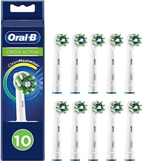 Braun Oral-B Tandborsthuvuden Cross Action 10st CleanMaximizer