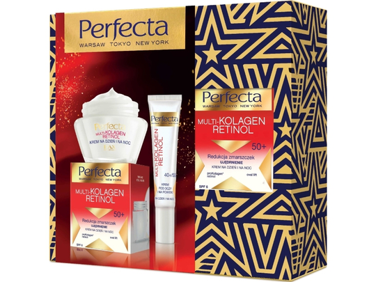 Perfecta Perfecta Gift set Multi-Collagen Retinol 50+ (day and night cream 50ml + eye cream 15ml)