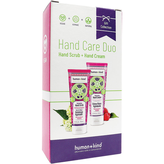 Hand cream+Hand Scrub Duo Elderflower, Human+Kind Handkräm