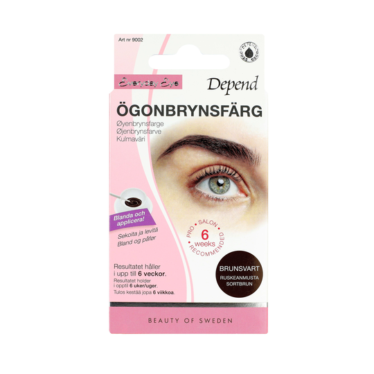 Depend Everyday Eye Ögonbrynsfärg Brunsvart