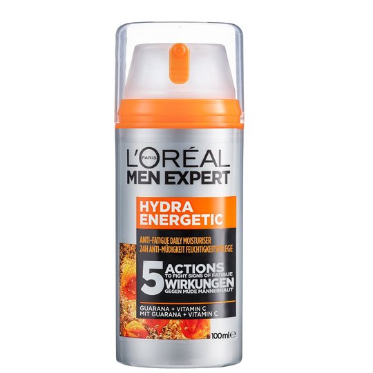 LOral - Men Expert Hydra Energetic Pump - Face Cream 100 ml
