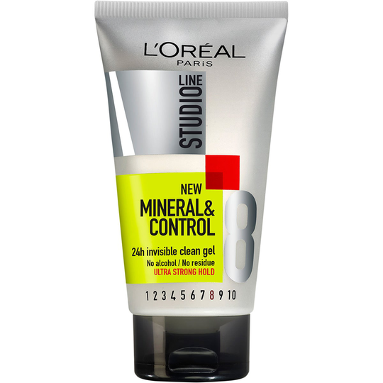 Studio Line Mineral & Control 24h Invisible Clean Gel, 150 ml L'Oréal Paris Hårgel