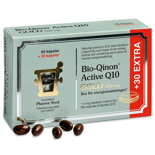 Bio-Qinon Active Q10 Gold 100mg 60k + 30k