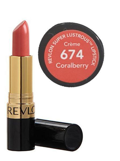 Revlon Super Lustrous Creme Lipstick - 674 Coralberry