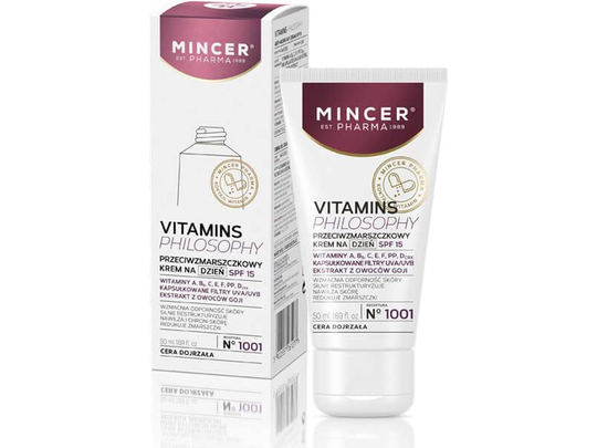 Mincer Vitamins Philosophy Anti-wrinkle day cream No. 1001 50ml