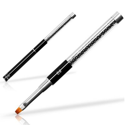 Pensel - Stålkulor Gel Brush - Svart - 6 mm