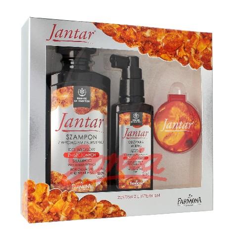 Farmona Jantar Gift set (schampo + balsam 330ml-100ml + wcierka spegel)